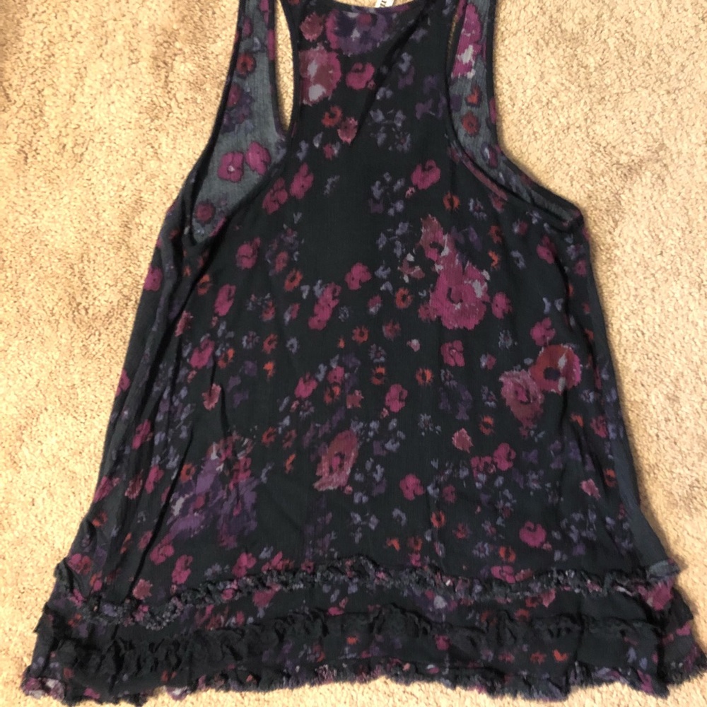 Free People floral tunic
